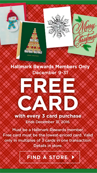 Free Card with every 3 card purchase