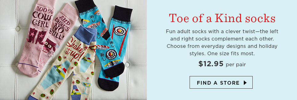 Toe of a Kind socks