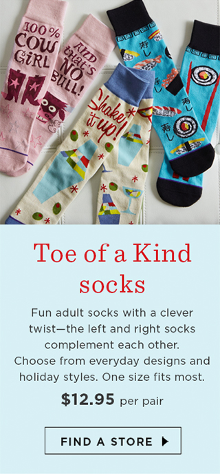 Toe of a Kind socks