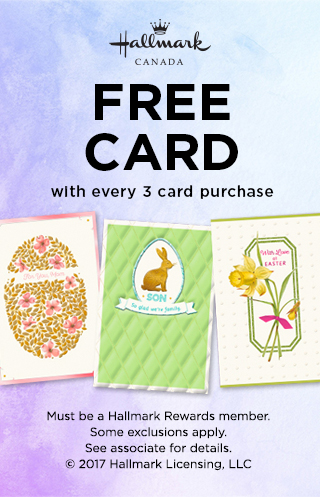 FREE CARD with every 3 card purchase
