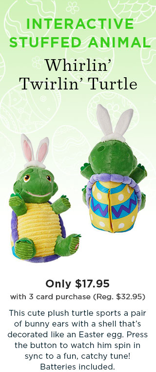 Interactive Stuffed Animal - Whirlin’ Twirlin’ Turtle