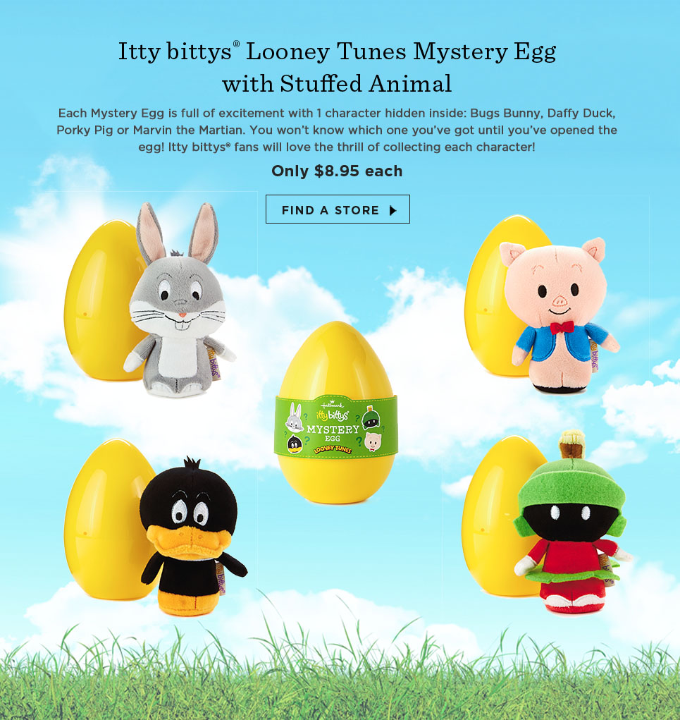 Itty bittys® Looney Tunes Mystery Egg with Stuffed Animal