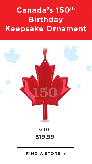 Canada’s 150th Birthday - Keepsake Ornament