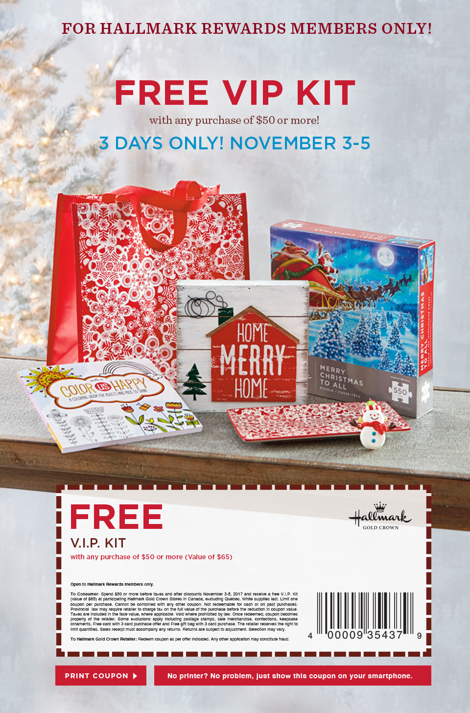 FREE VIP KIT - with any purchase of $50 or more!