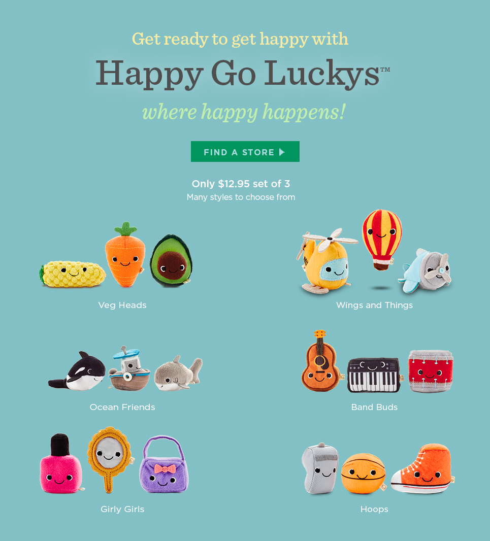 Happy Go Luckys™ - Only $12.95 per 3-pack