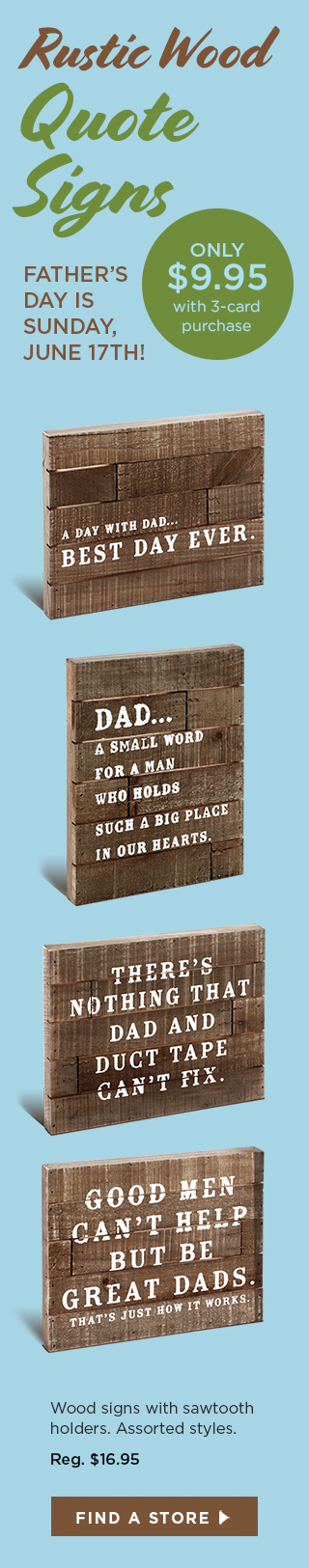 Rustic Wood Quote Signs