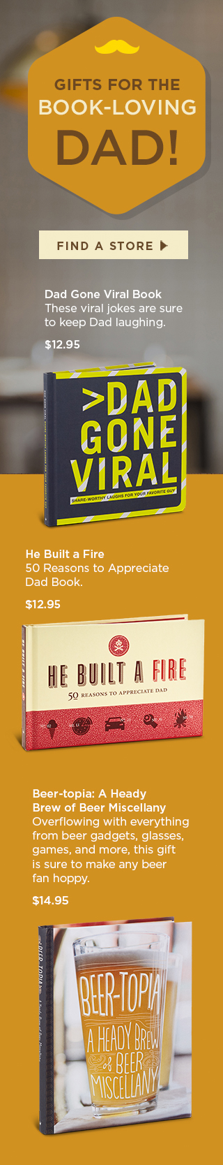 Gifts for the book-loving Dad!
