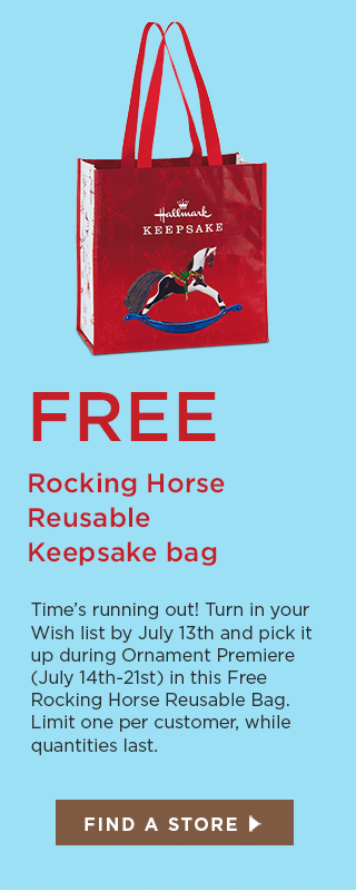 FREE Rocking Horse reusable Keepsake bag