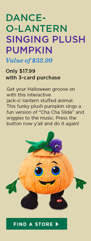 Dance-o-Lantern Singing Plush Pumpkin