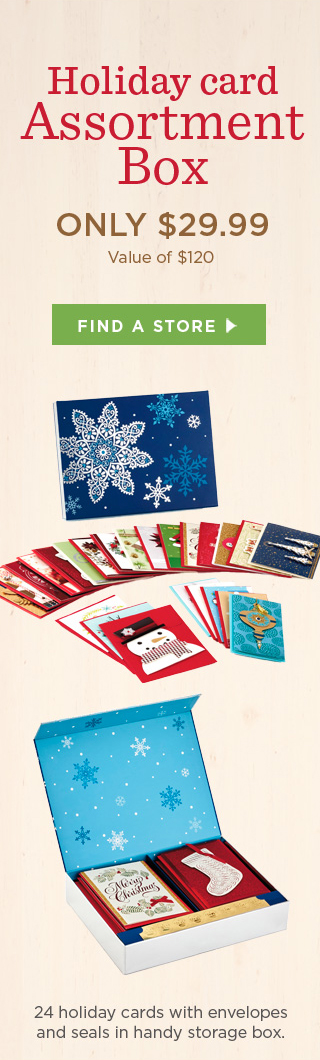Holiday card Assortment Box ONLY $29.99